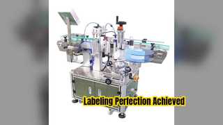 Máquina automática de rotulagem de garrafas de molho de pimenta