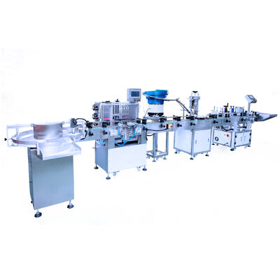 Full Automatic Six Head Peristaltic Pump Filling Machine CH-GZ-R6 Essence Liquid Bottle Liquid Filling Production Line