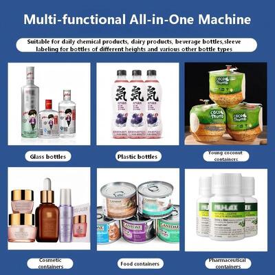 Fully Automatic Electric PLC-Controlled Steam Heat Shrink Wrapping Machine PVC/PET Film Sleeve Wrapper for Beverage Bottles Cans