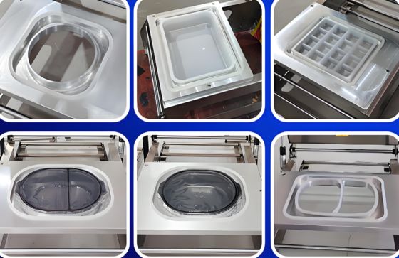 Compact Manual Tray Sealing Machine DQ-4 with Adjustable Temperature Control Circle-cut Design and Ergonomic Handle
