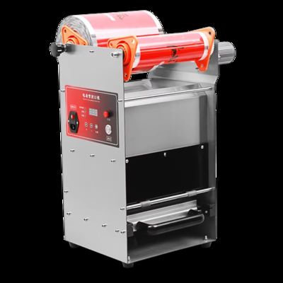 Seladora Elétrica Ordinária DF280YT Semi-Automática para Bandejas de Material Plástico, Caixas de Comida Rápida e Selagem de Bandejas