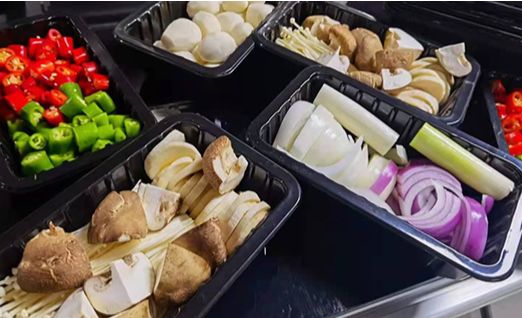 Electric Ordinary Packing DF280YT Semi-Automatic Plastic Material Tray Fast Food Box Tray Sealer