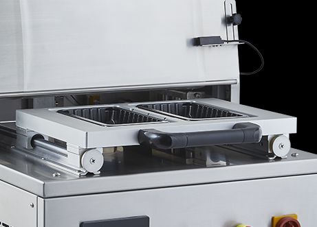 Desktop Portable Precise Gas Injection Food Grade 304 Stainless Steel Tray Sealing Machine for Modified Atmosphere Packaging